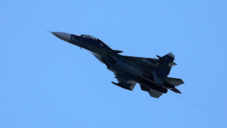 РЕН ТВ: истребитель Су-30СМ разбился в Калининградской области