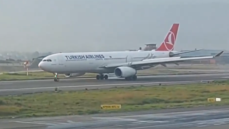 Самолёт Turkish Airlines загорелся при посадке в аэропорту Непала