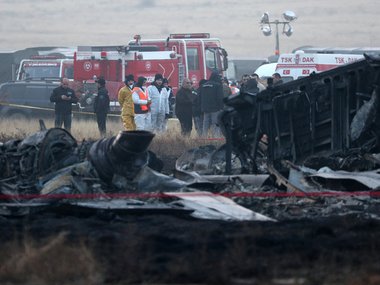 Тела 19 военных нашли на месте крушения самолета ВВС Турции в Грузии