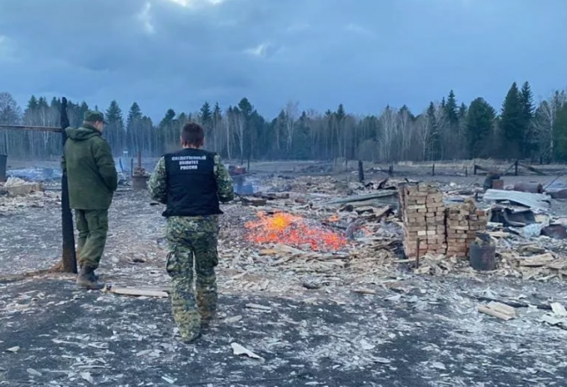 Трёх человек задержали после гибели людей из-за пожаров в Красноярском крае