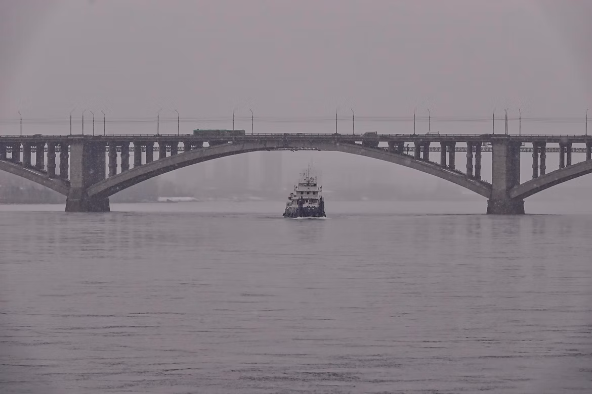 Уровень воды в красноярском водохранилище на 4 метра ниже нормы