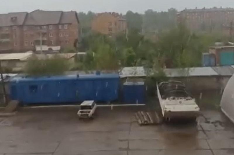 Утром 3 июня в Тайшете прошёл мокрый снег