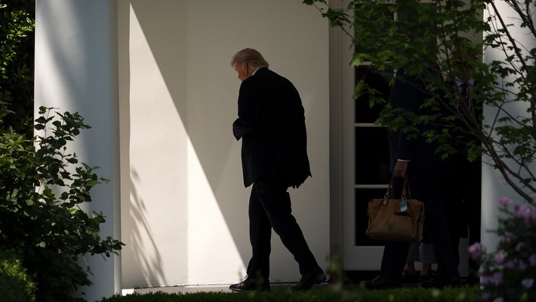 В центре Вашингтона нашли надпись, которую сочли угрозой Трампу