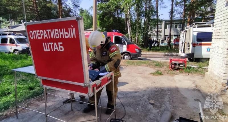 В Новосибирске произошел пожар в Центральной клинической больнице. Эвакуированы 130 человек