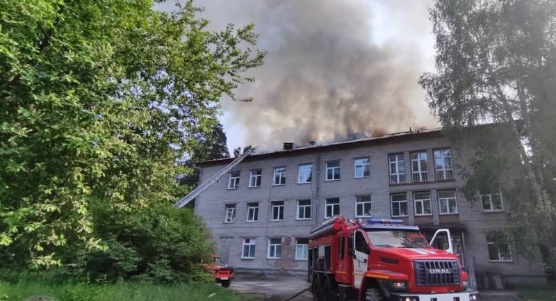 В Новосибирске произошел пожар в Центральной клинической больнице. Эвакуированы 130 человек