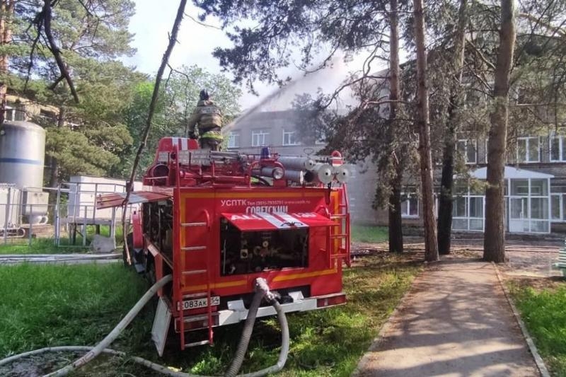В Новосибирске произошел пожар в Центральной клинической больнице. Эвакуированы 130 человек