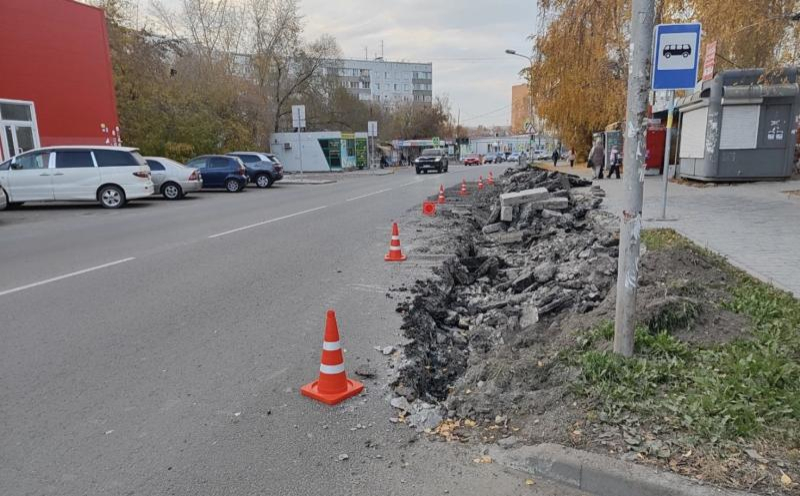В Новосибирске суд заставил мэрия перерыть дорогу
