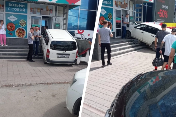 В Новосибирске &laquo;Тойота&raquo; влетела в столовую