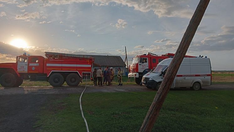 В Новосибирской области при тушении пожара в жилом доме обнаружили тело женщины