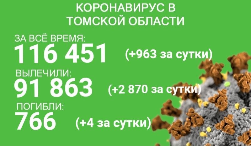 В Томской области ещё четыре смерти от коронавируса