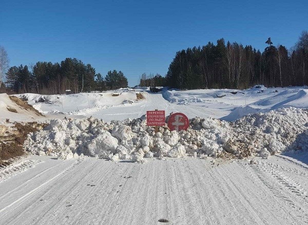 В Томской области начинается закрытие ледовых переправ