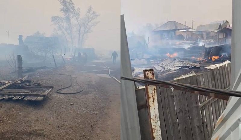 В&nbsp;Красноярском крае ввели режим&nbsp;ЧС из-за ураганного ветра и&nbsp;крупных пожаров 
