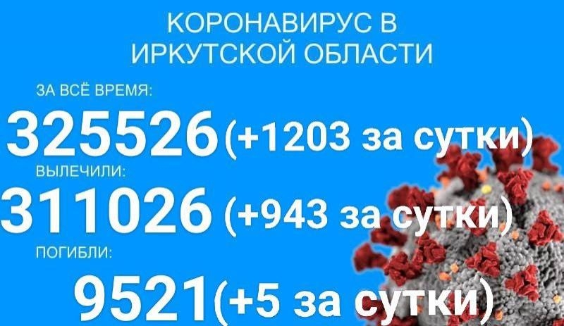 За сутки в Прибайкалье 943 человека выздоровело от COVID-19